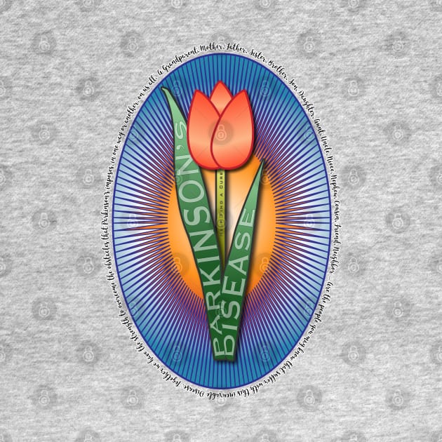 Parkinsons Help Find a Cure Tulip by YOPD Artist